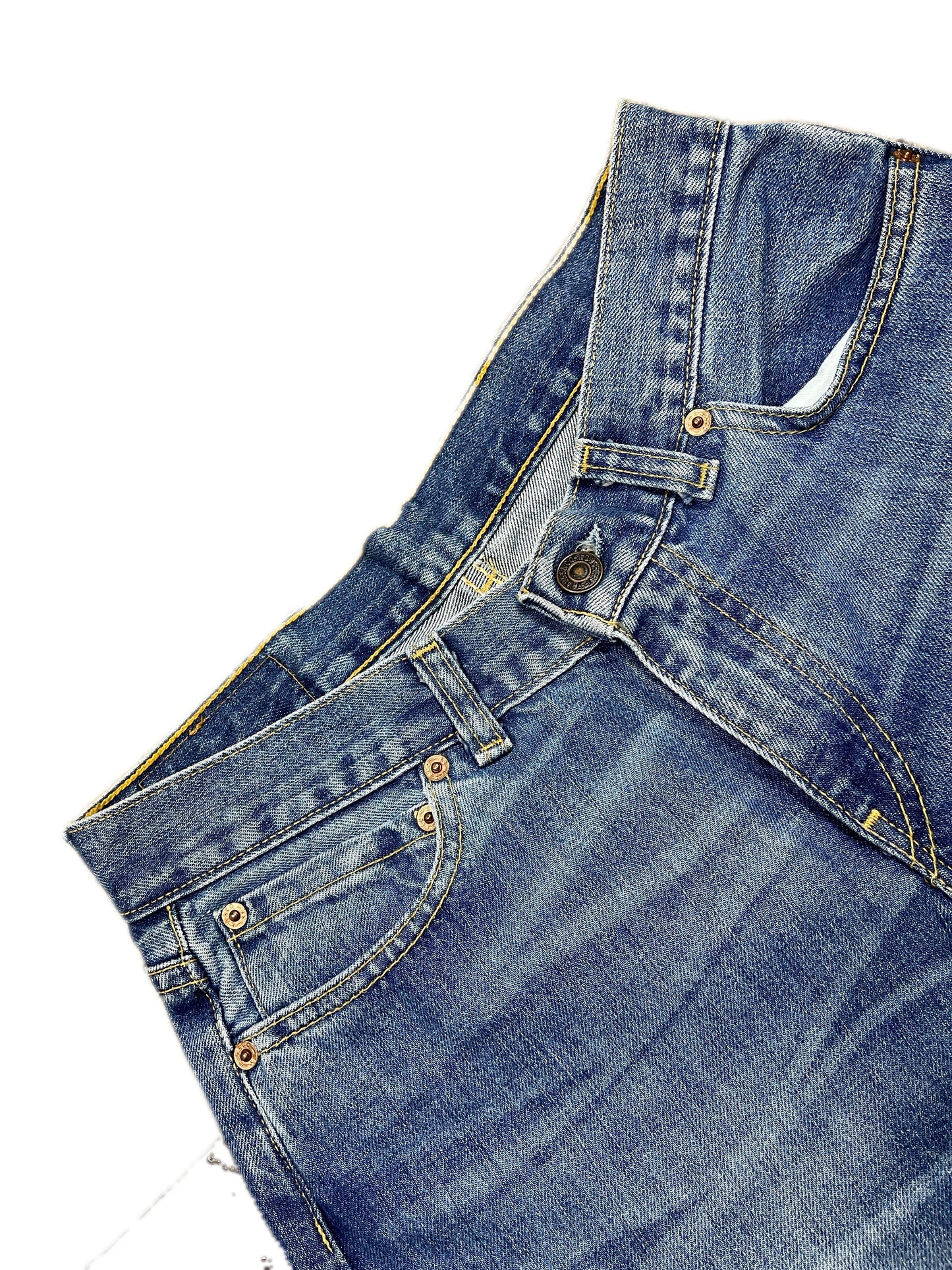 Y2k Levi's 544 04 Low Waist Flared Denim Pants Blue - M