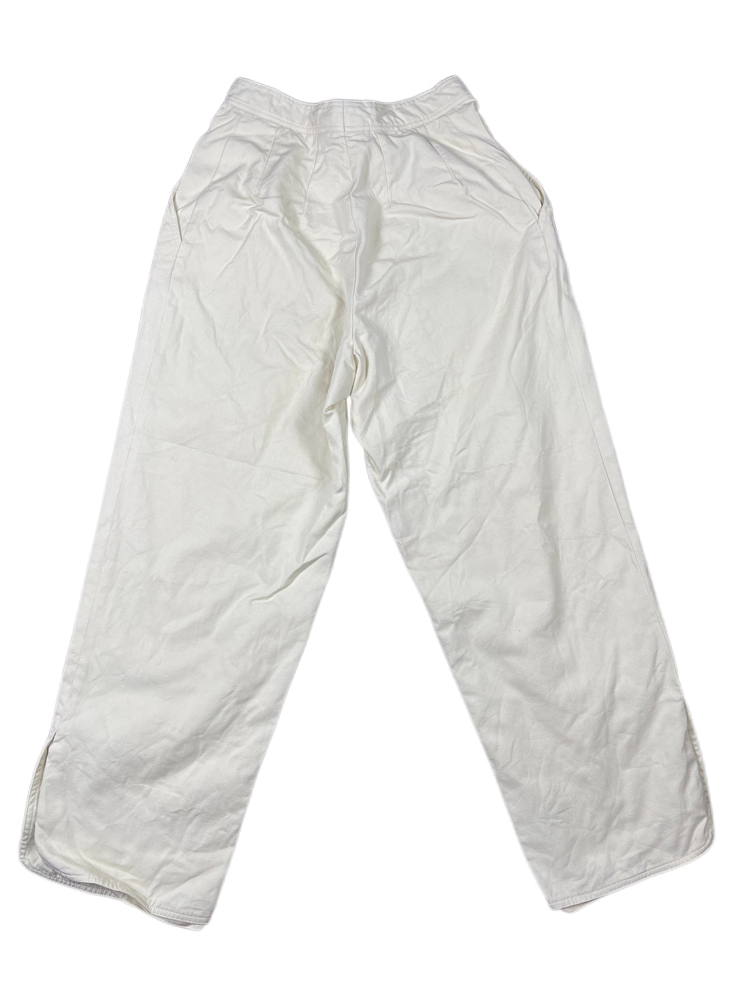 Vintage 70s Fendi Knock Off High Waist Pants Cream - XXS/XS
