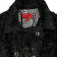 Vintage Anna Mara Fake Fur Coat Black - M