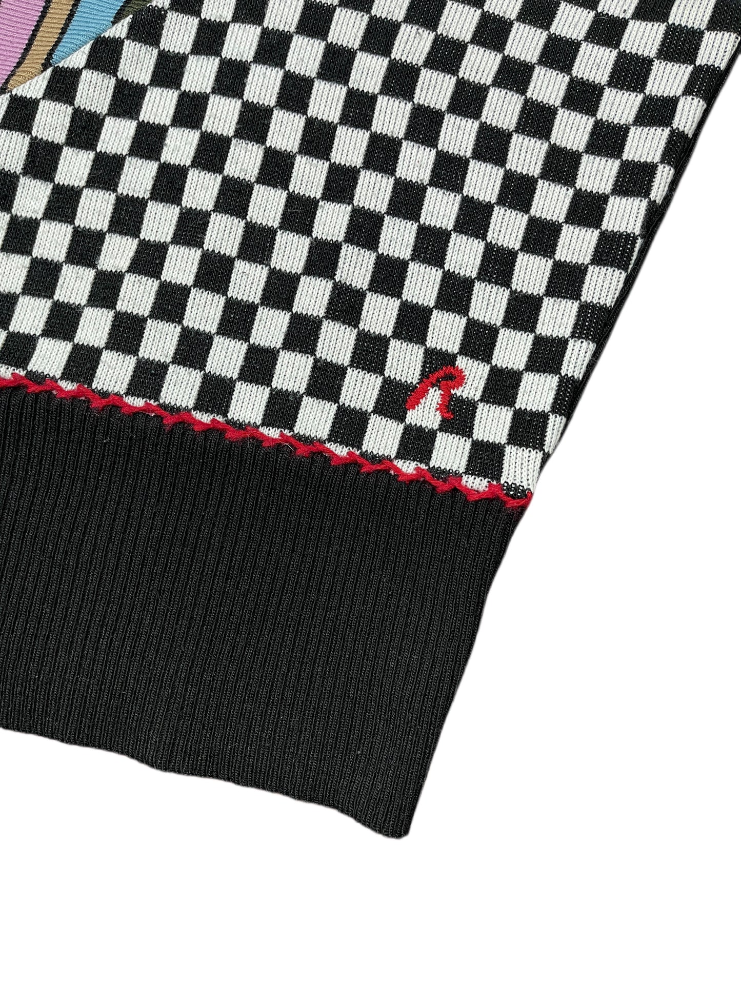 Y2k Replay Sleeveless Knit Sweatshirt Multicolor - M
