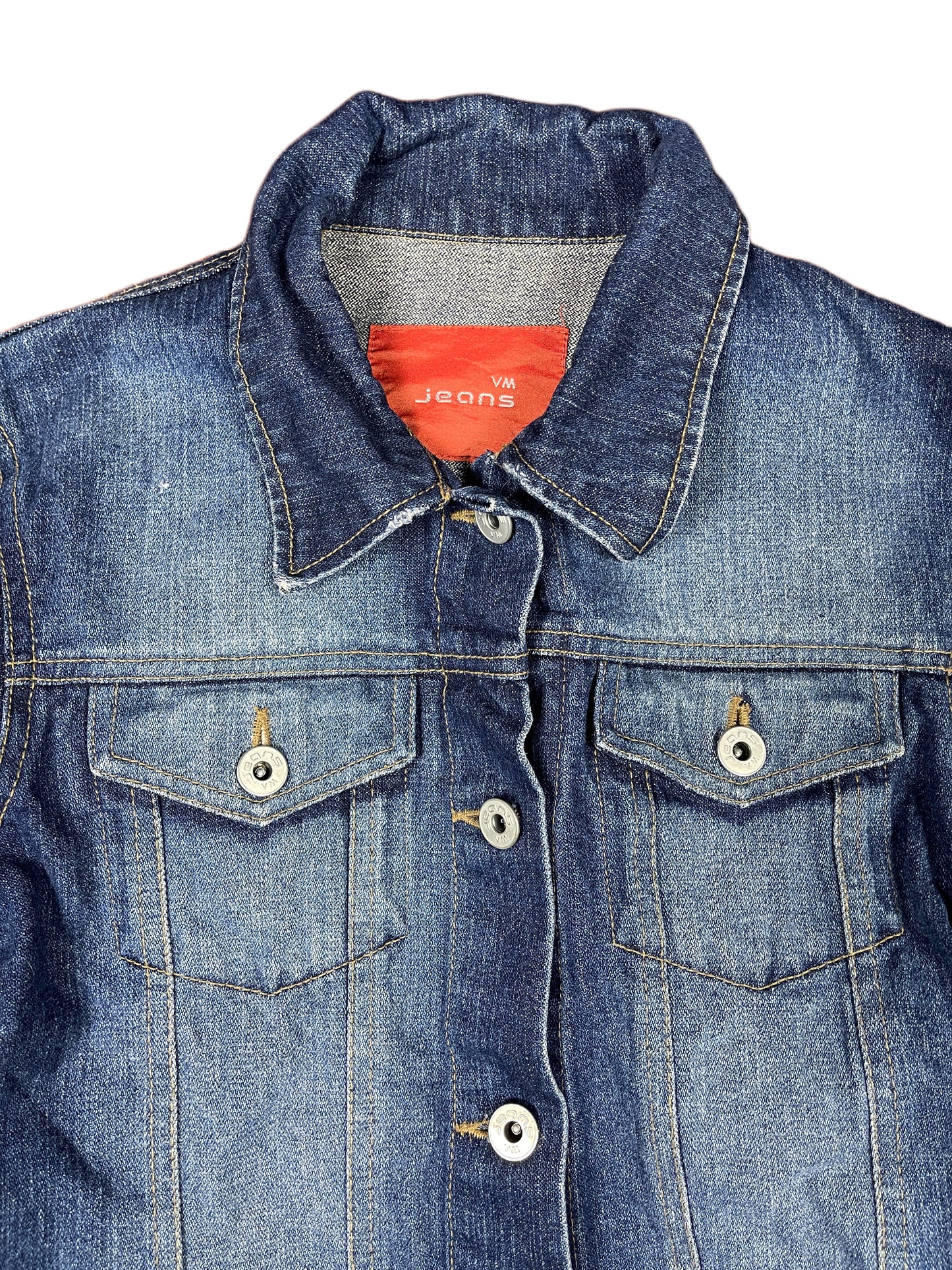 Y2k VM Jeans Denim Jacket Blue - M