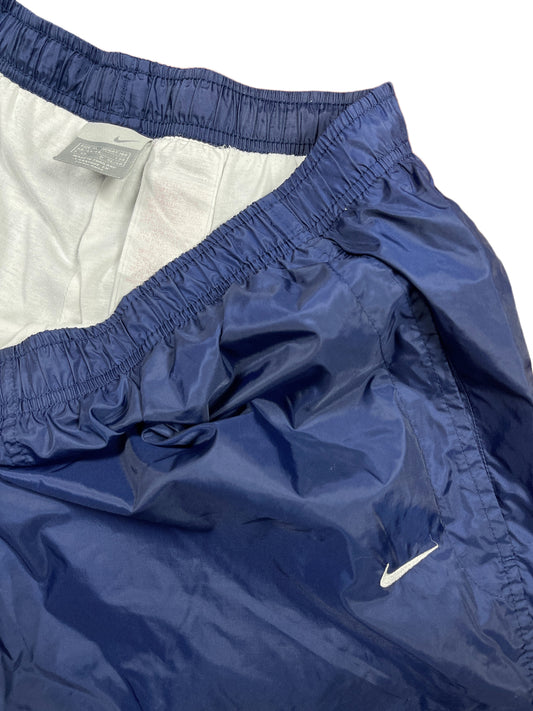 Y2k Nike 2000s Sport Pants Wide Navy - XL