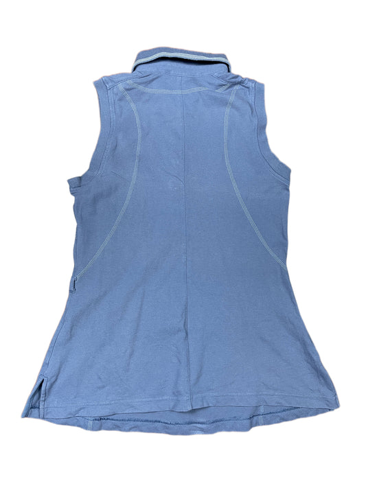 Adidas Sleeveless Tennis Top Blue - L