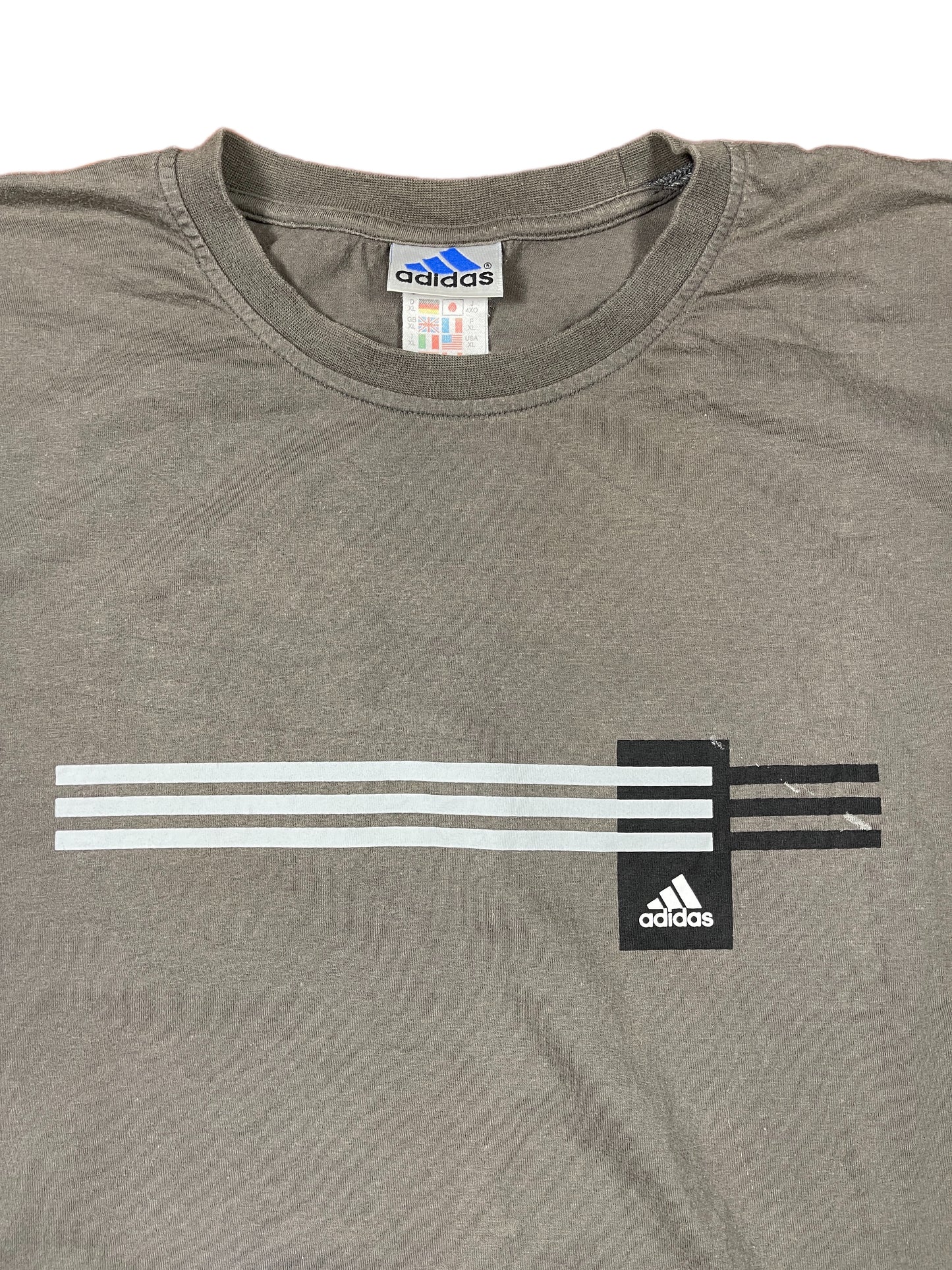 Vintage Adidas T-Shirt Brown - XL