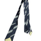 Thin Tie Blue Silver