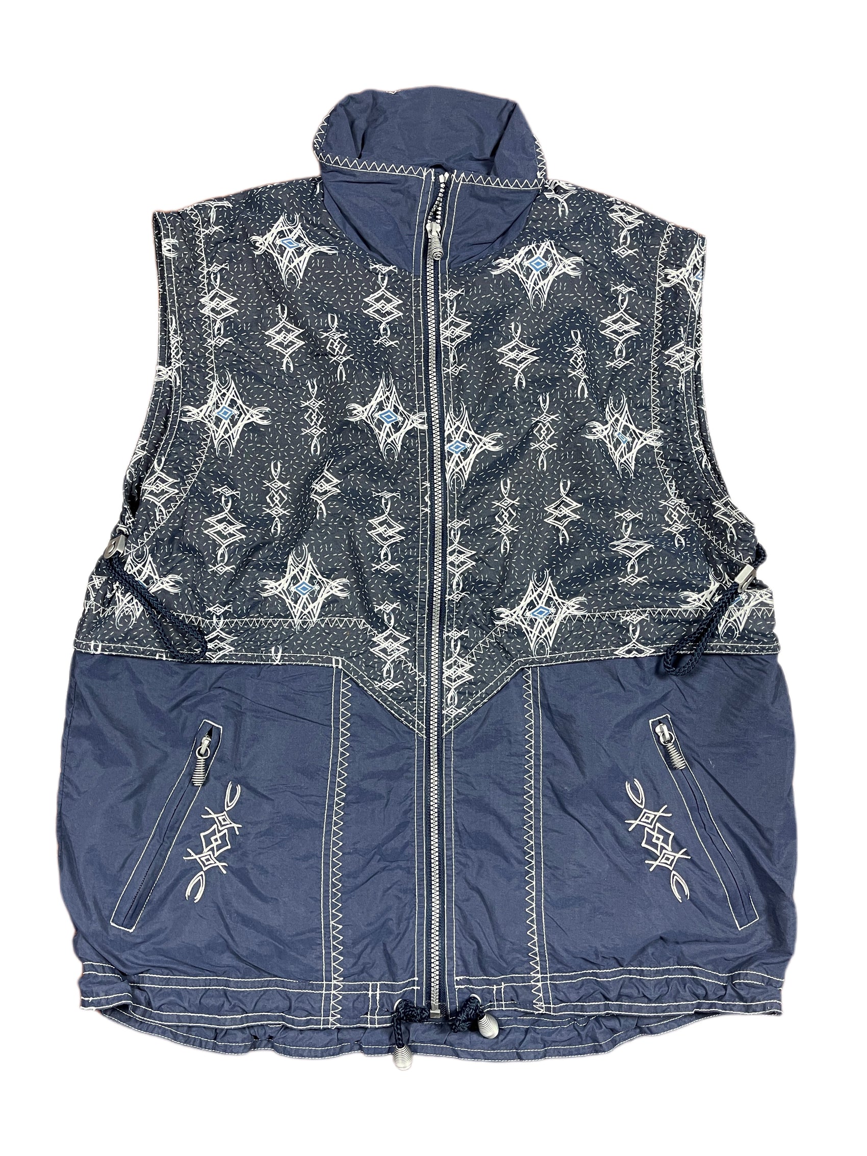 Vintage Killtec Sport Vest Blue - L