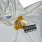 Vintage 90s Reebok Workout T-Shirt w Hoodie White - M