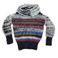 Desigual Knitted Turtleneck Sweatshirt Multicolor - S