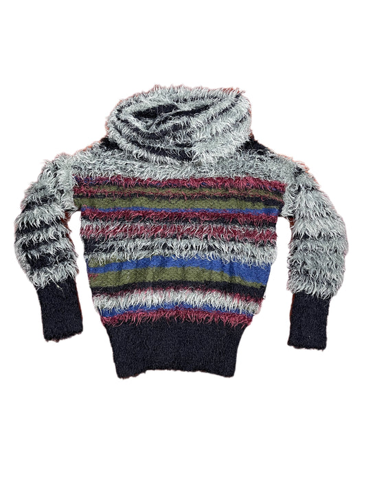Desigual Knitted Turtleneck Sweatshirt Multicolor - S