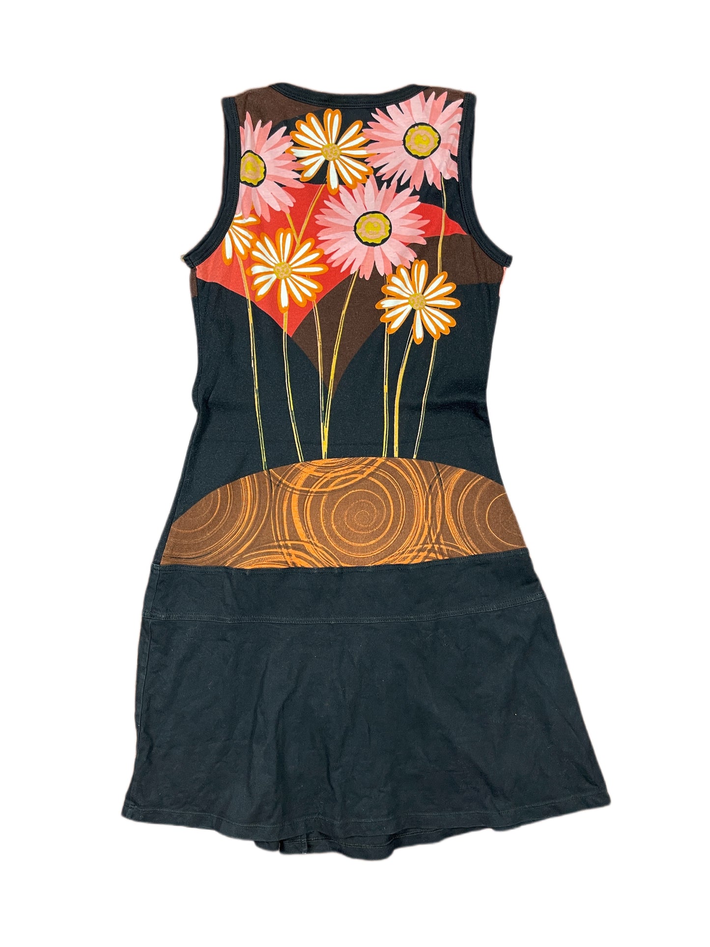 Vintage Custo Barcelona Sleeveless Dress Black - S