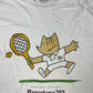 Vintage Barcelona Olimpic Games 1992 Cobi Tennis T-Shirt White - S