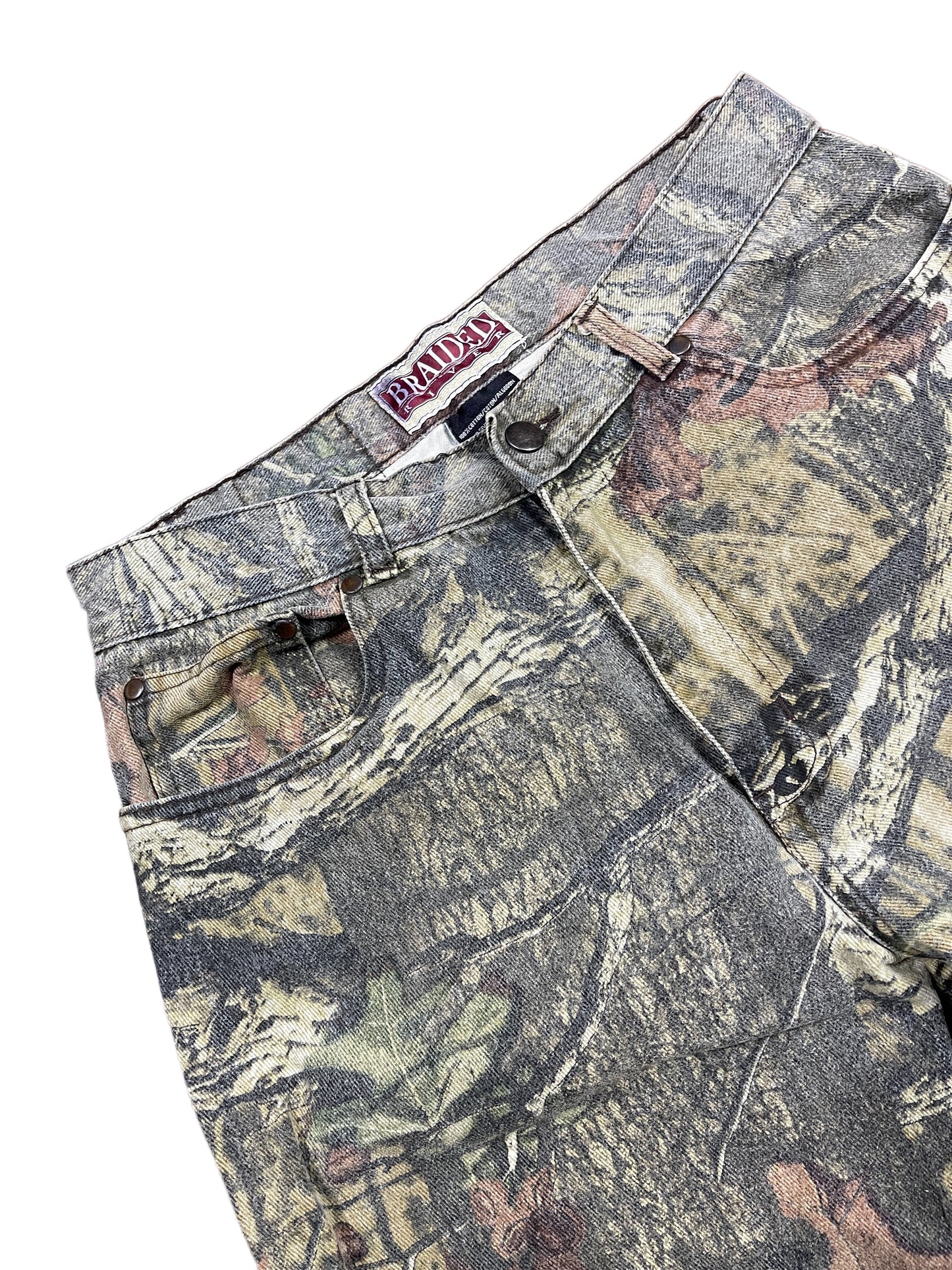 Y2k 2000s Braided River Pants Multicolor M