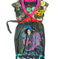 Y2k Desigual Short Sleeve Dress Multicolor - XL