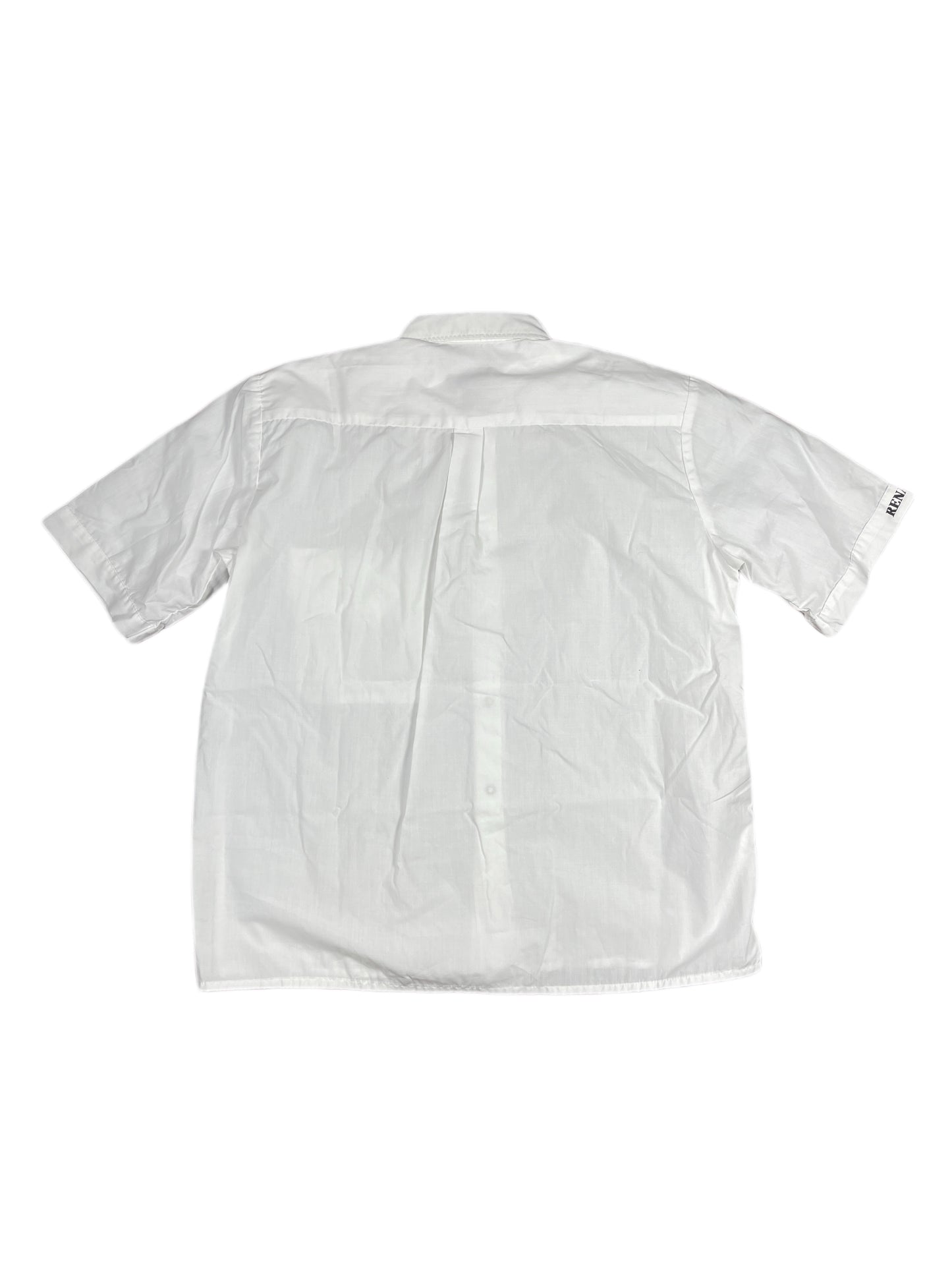 Vintage Renault Work Short Sleeve Shirt White - M