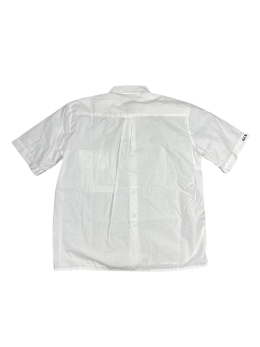 Vintage Renault Work Short Sleeve Shirt White - M