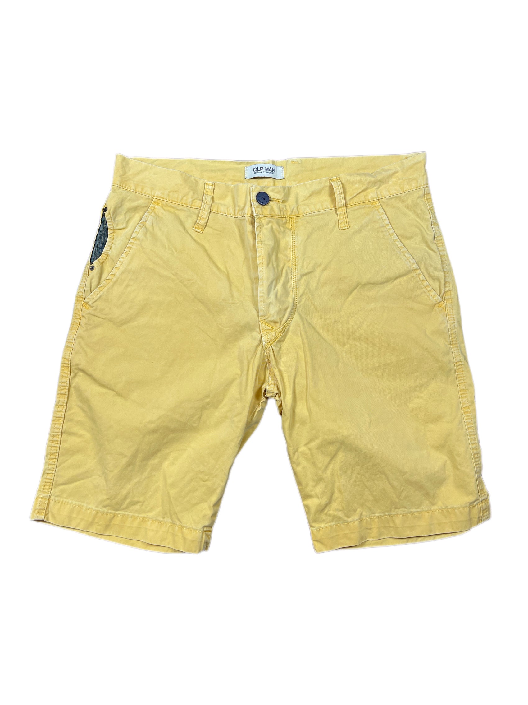 CLP Man Chino Shorts Yellow - S/M