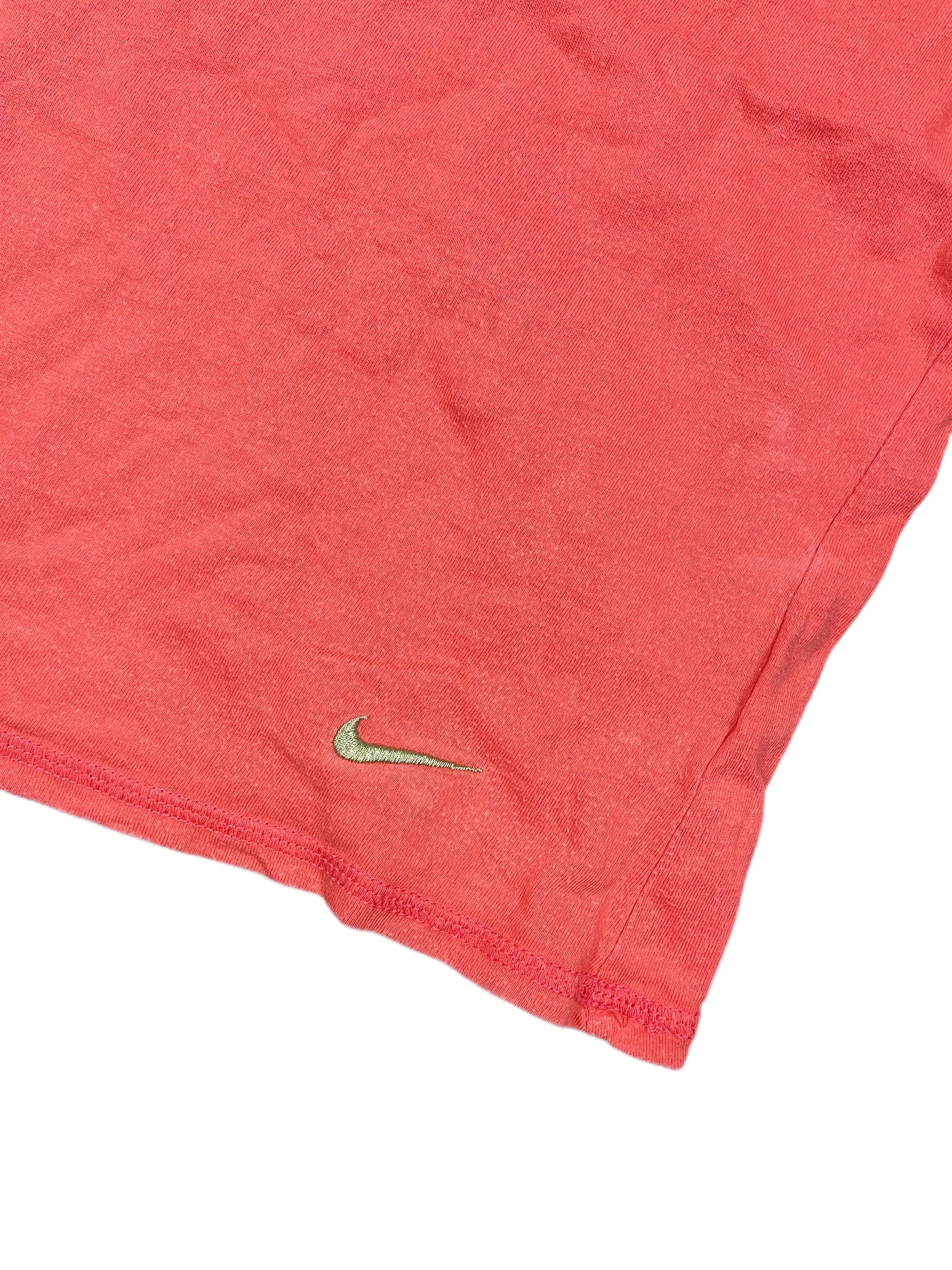 Y2k Nike 2000s Short Sleeve Top Red - M