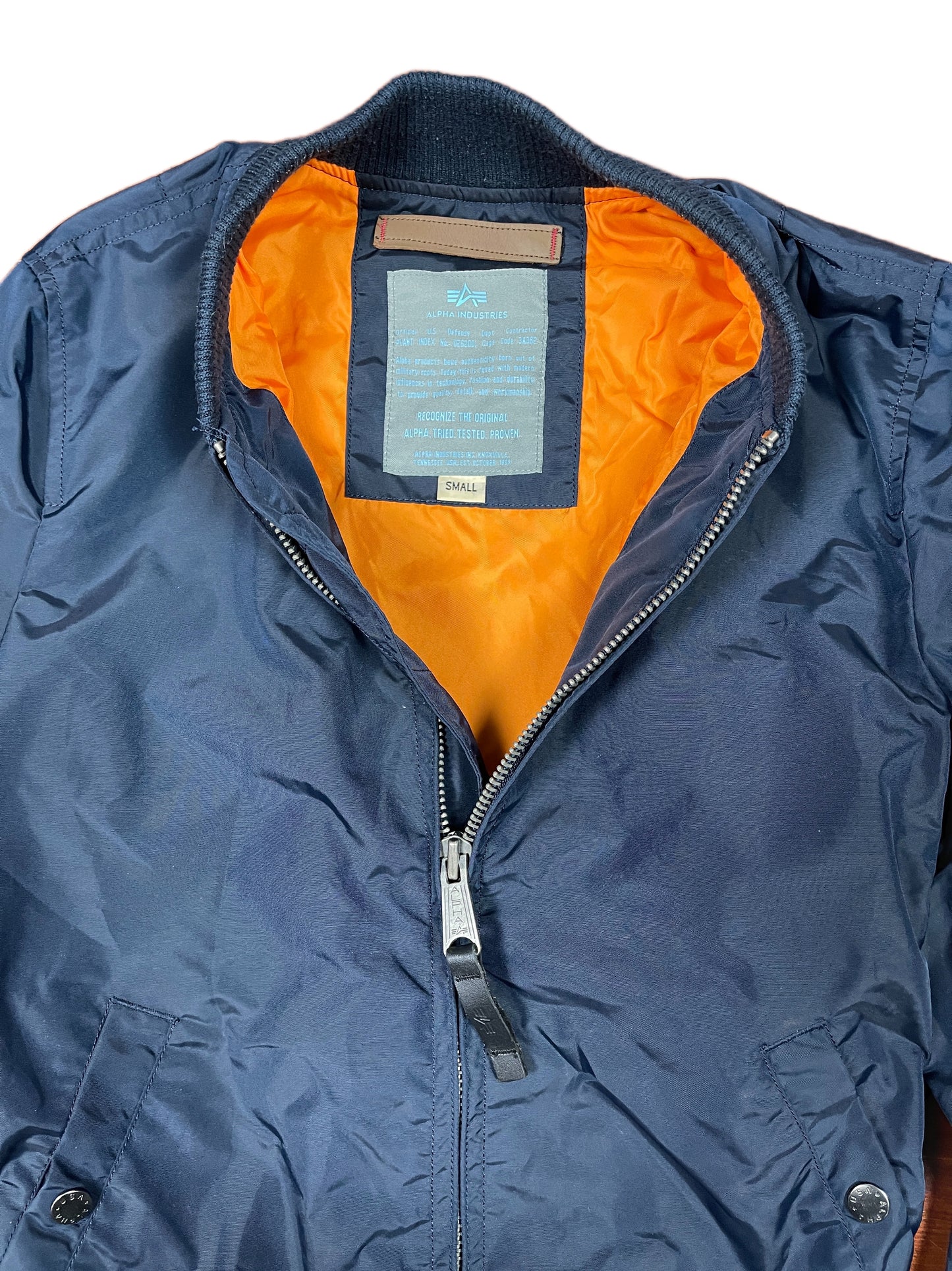 Alpha Industries Bomber Jacket Navy - S