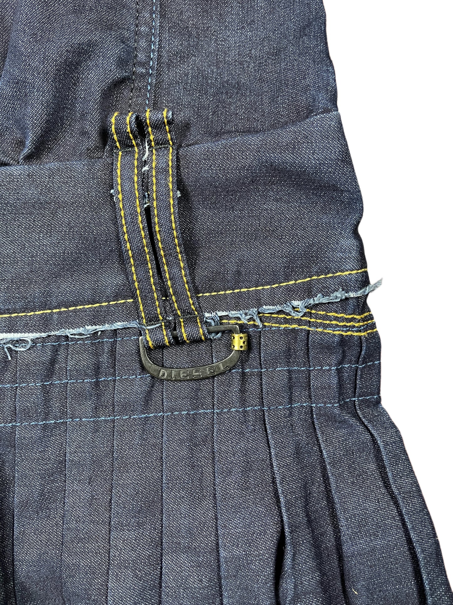 Y2k Diesel Sleeveless Denim Dress Blue - XS