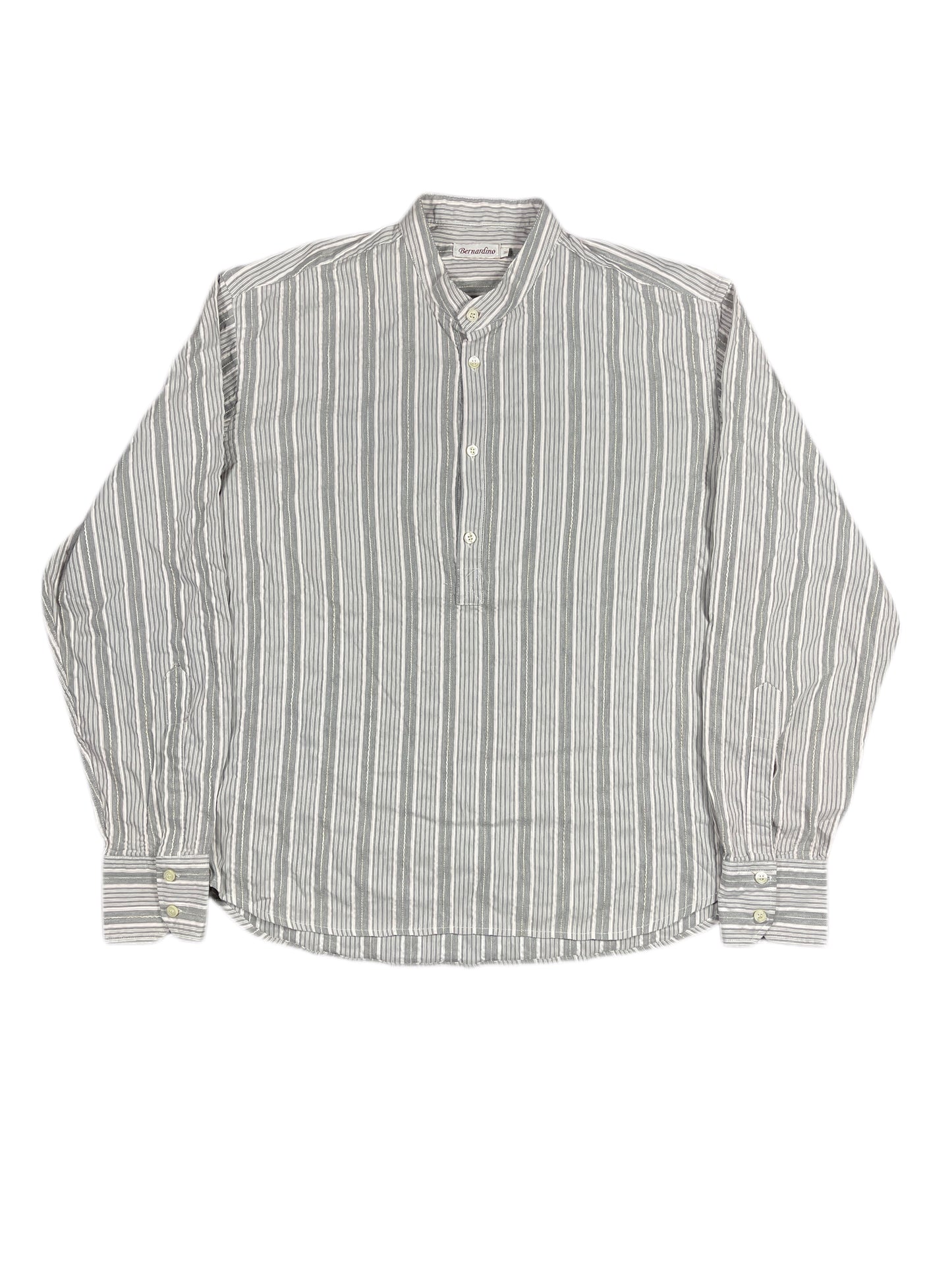 Vintage Bernardino Long Sleeve Shirt Rose Gray - L