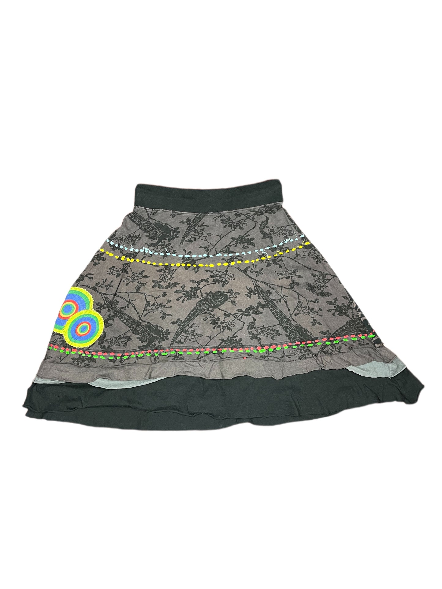 Y2k Desigual Skirt Multicolor - M