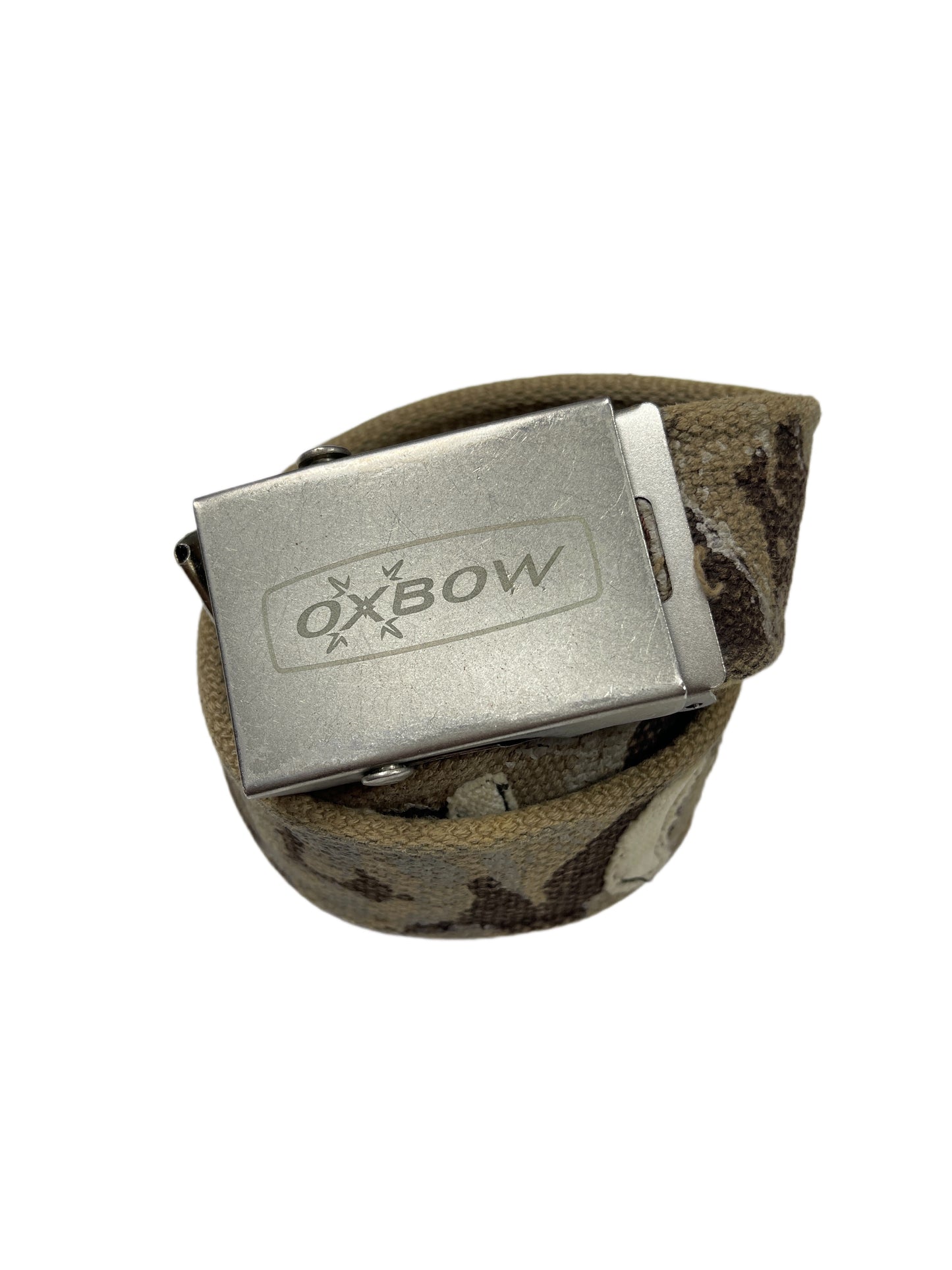 Y2k Oxbow Belt Camo Brown Khaki