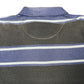 Vintage Adidas Polo Shirt Black White - L