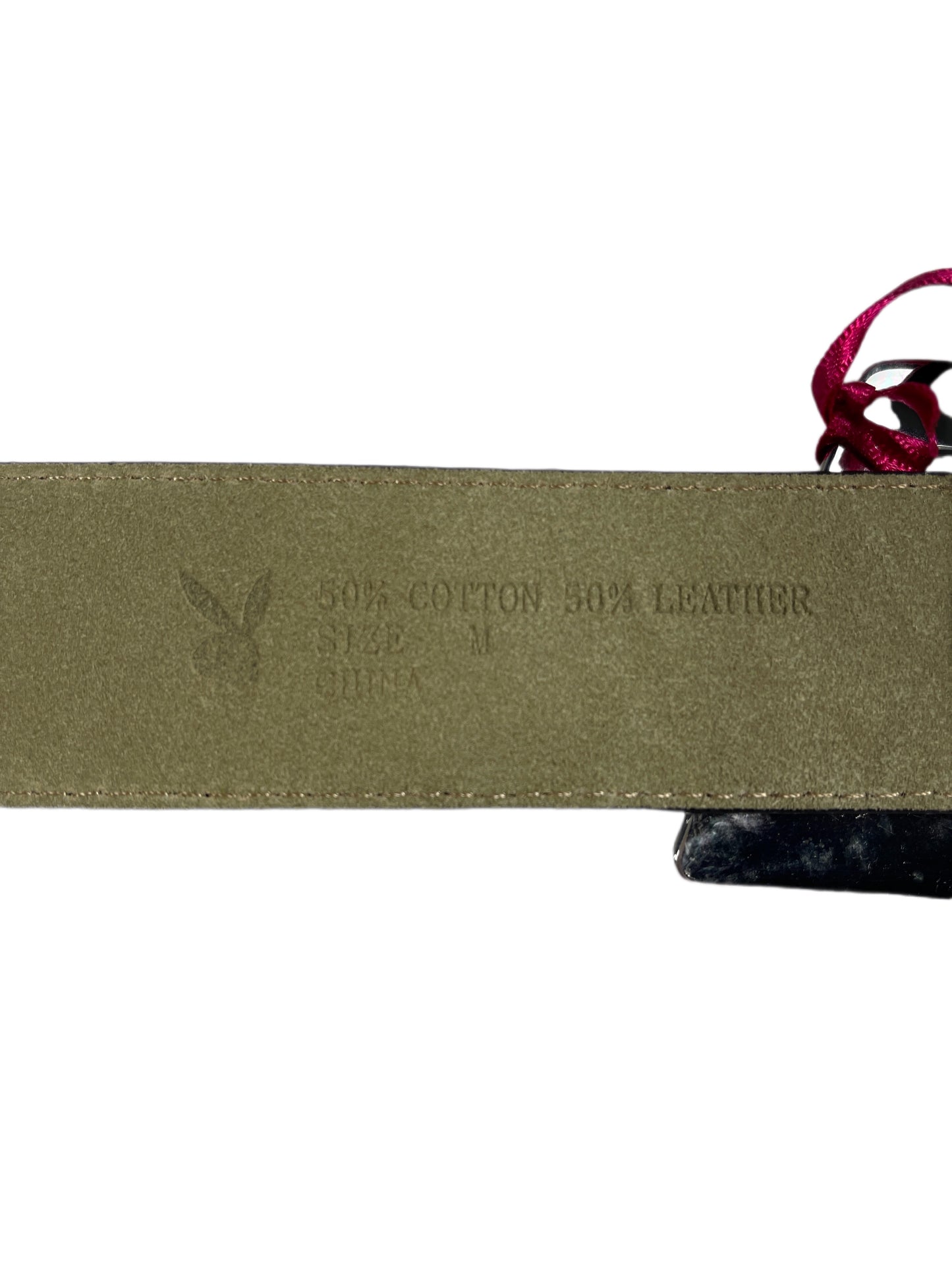 Y2k Playboy Belt Black 2004