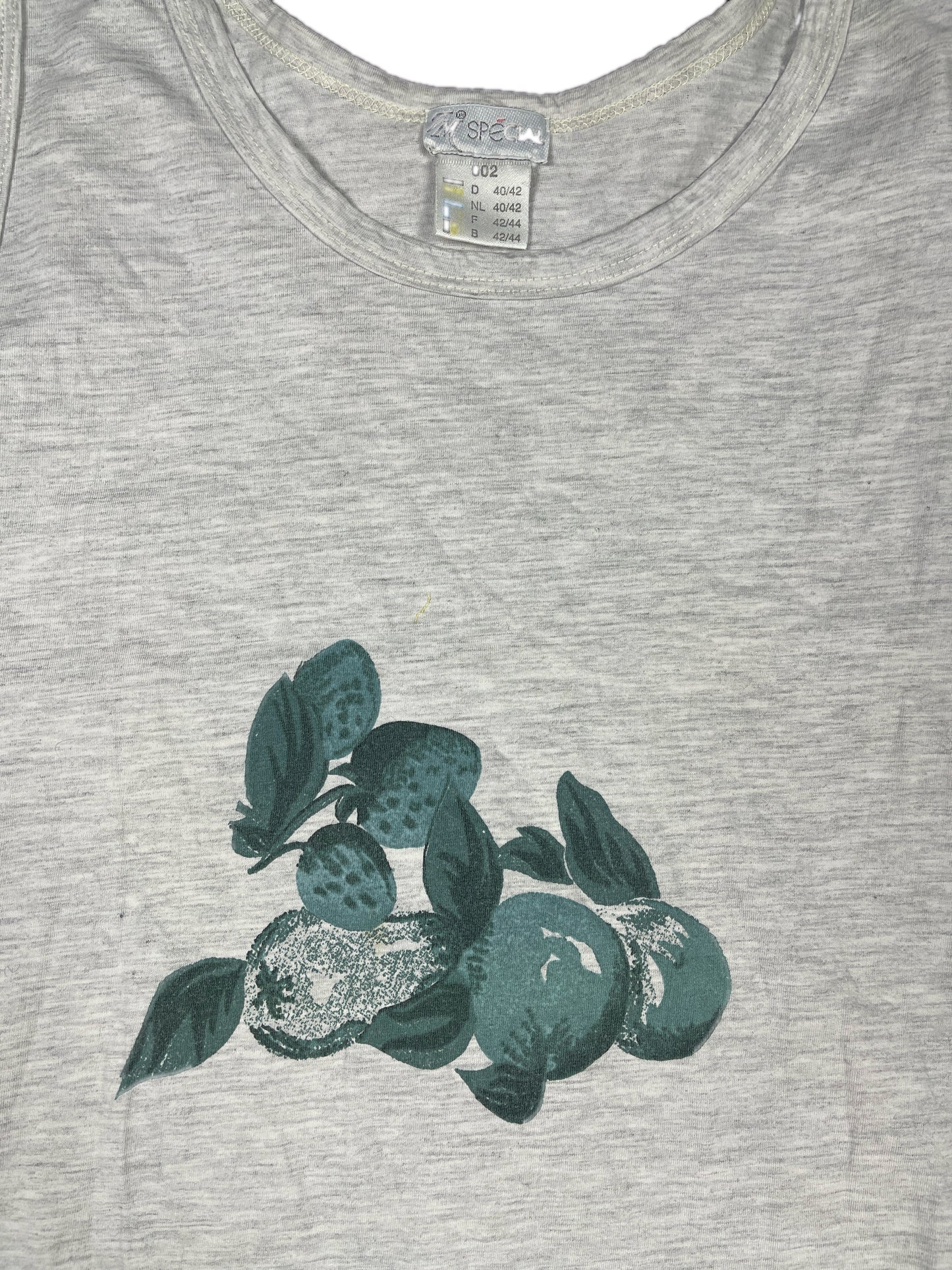 Vintage Jm Special Sleeveless Top Gray - L/XL