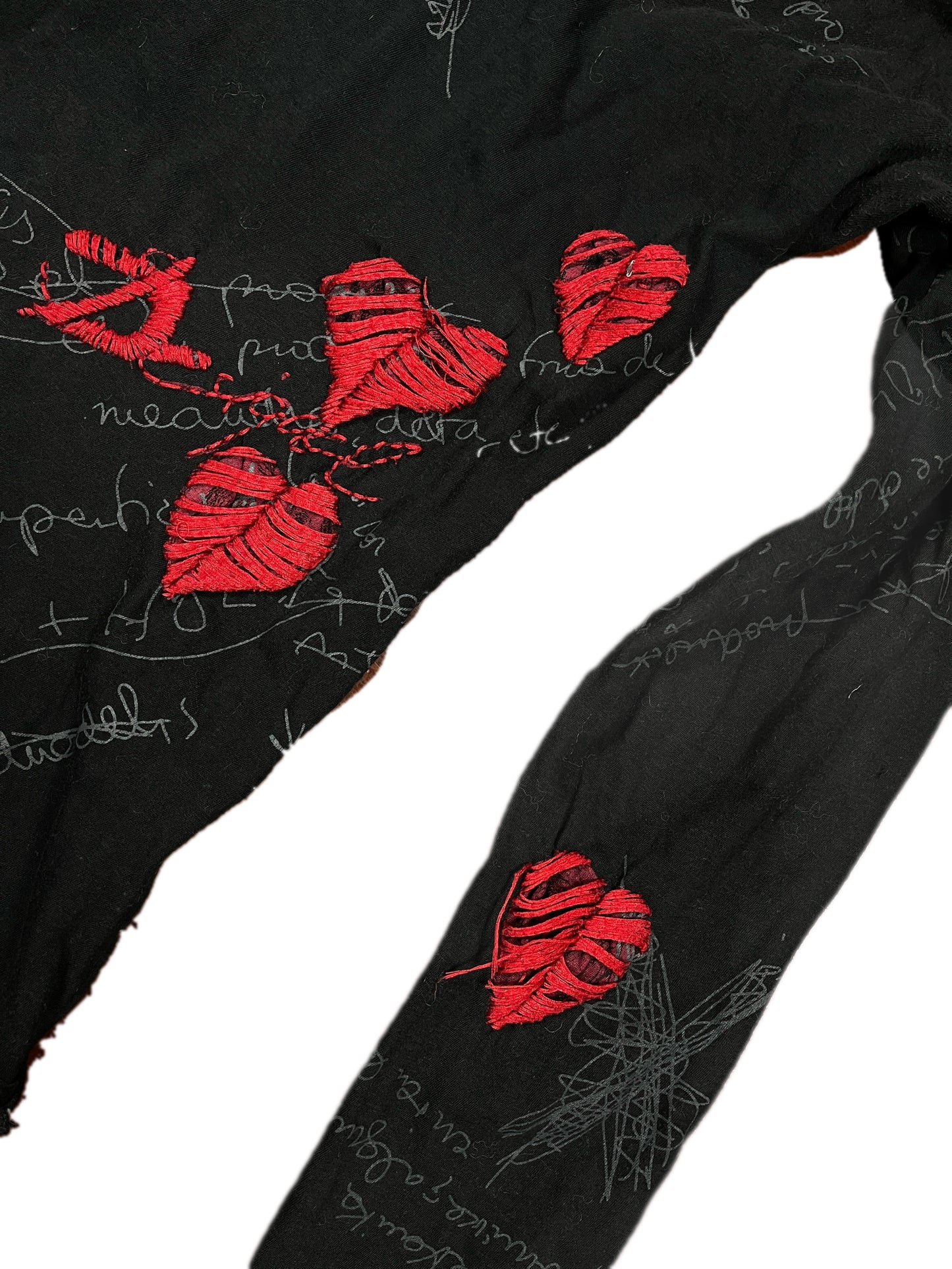 Y2k Desigual Long Sleeve Top Black - M
