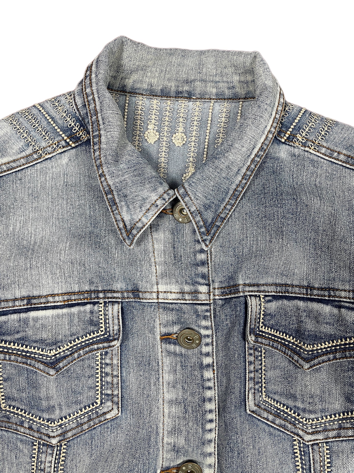 Vintage PR Denim Jacket Blue - M