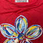 Y2k Carvielle Short Sleeve Top Red - M