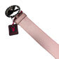 Y2k Playboy Leather Belt Rose 2004