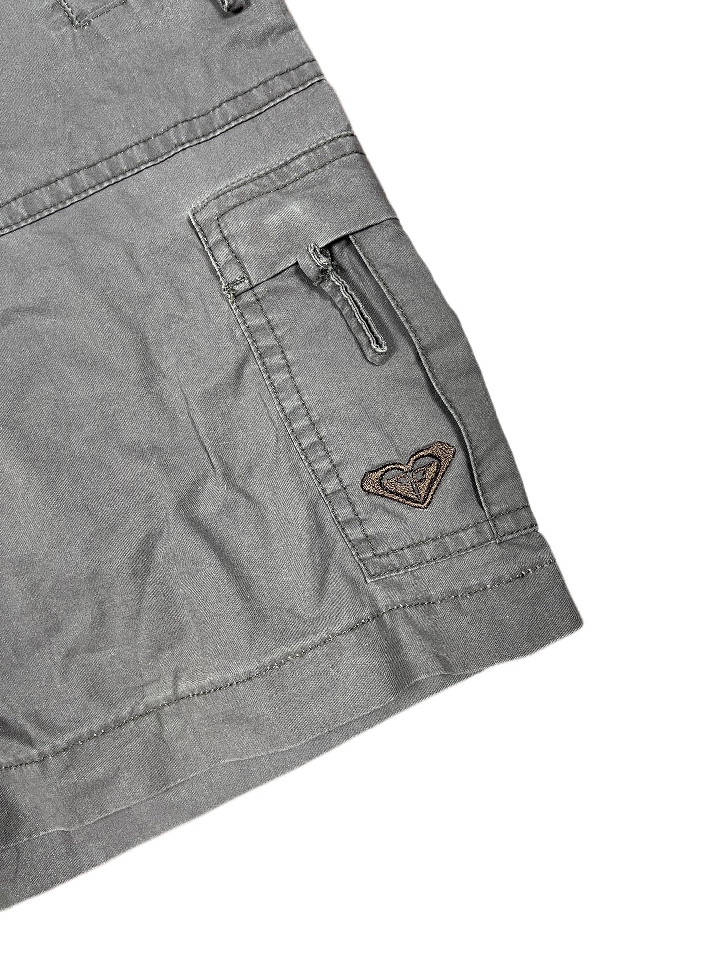 Y2k Roxy Mini Skirt Gray - S
