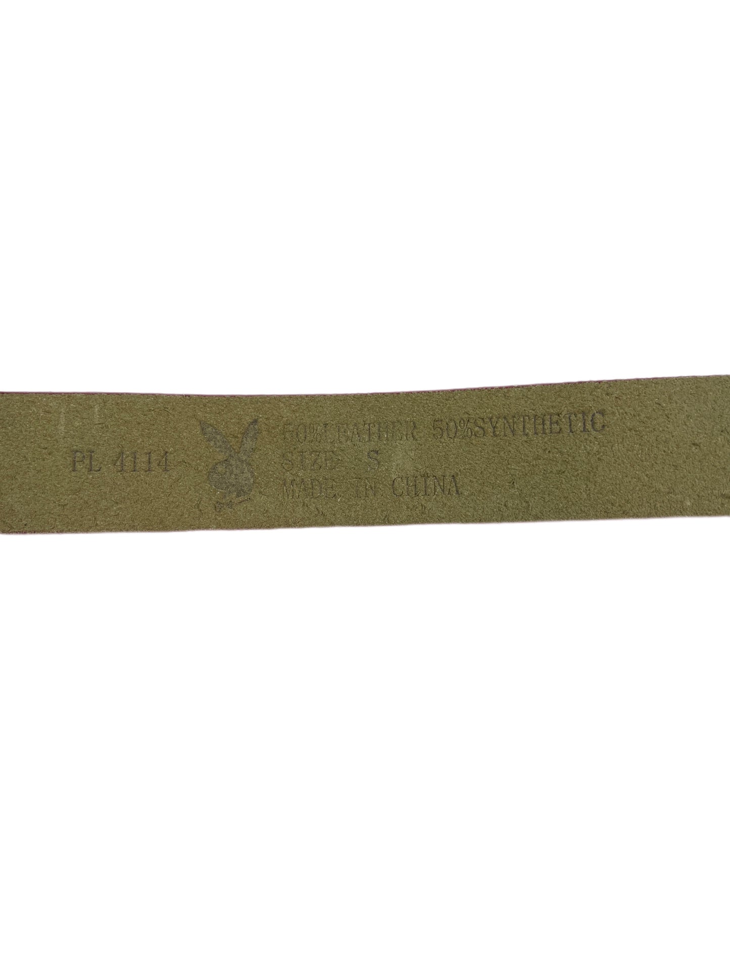 Y2k Playboy Belt Pink 2004