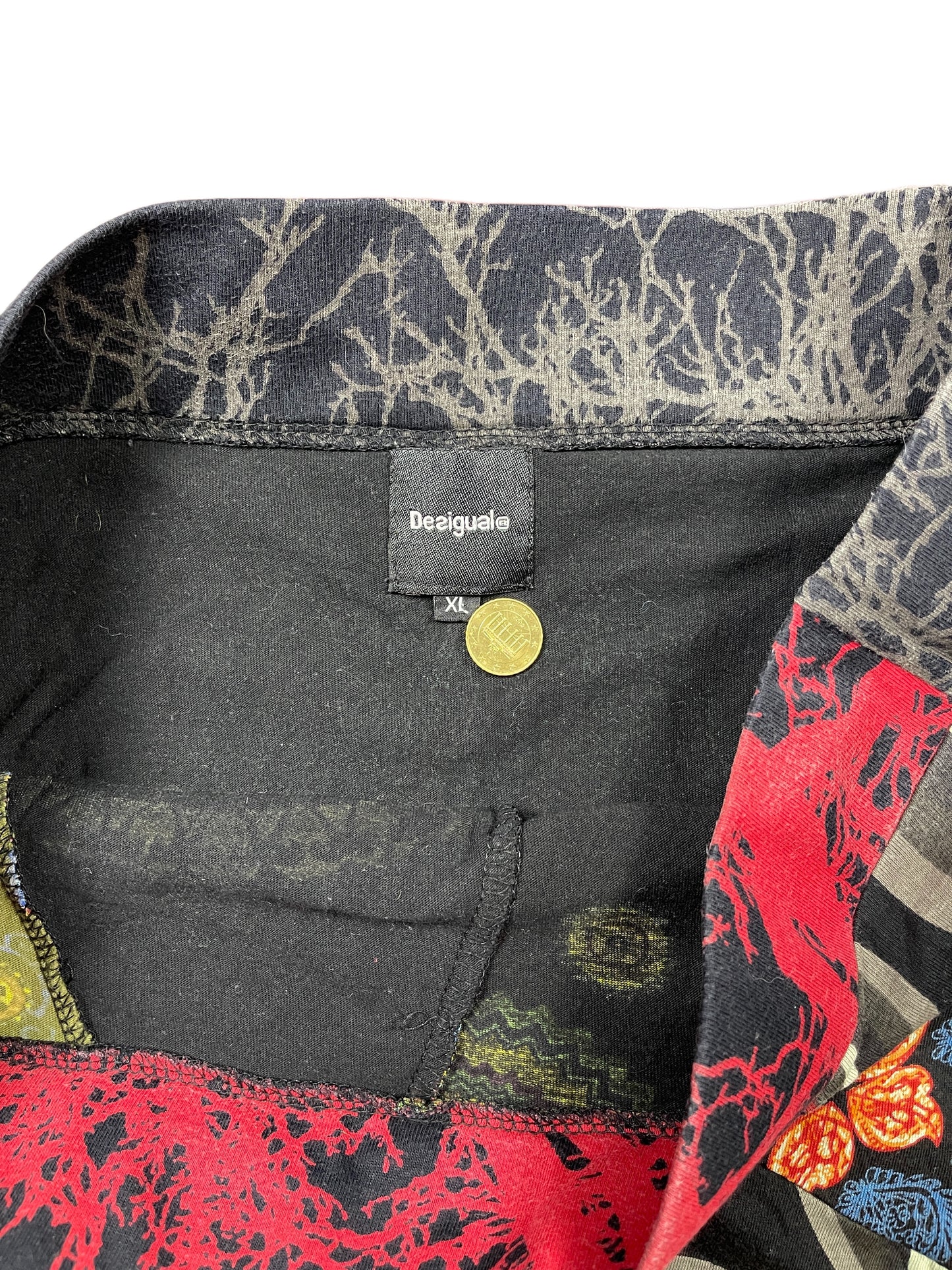 Y2k Desigual Skirt Multicolor - XL