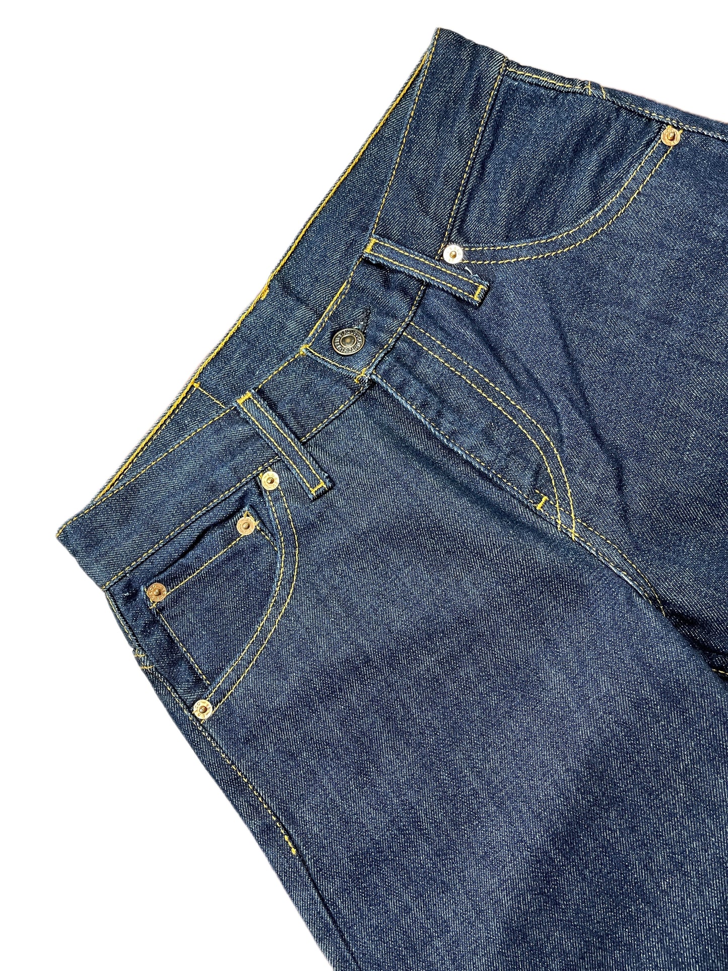 Vintage Levi's Low Waist Flared Denim Pants Blue - S/M