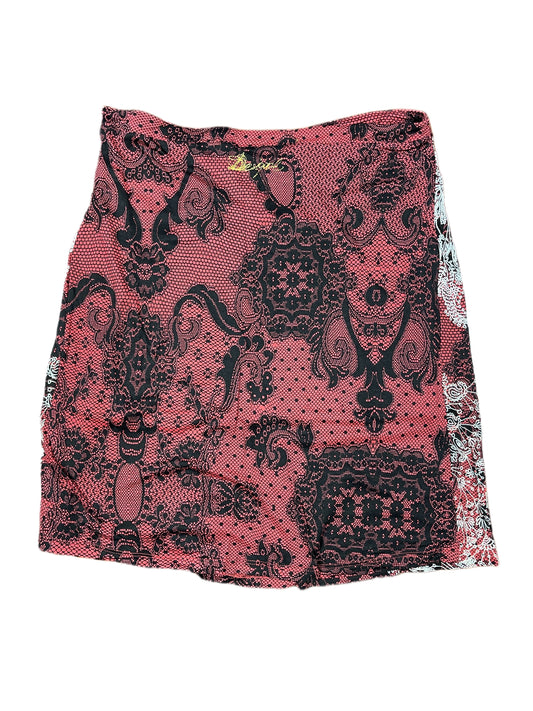 Y2k Desigual Skirt Red - L
