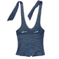 Vintage Denim Sleeveless Top Blue - M
