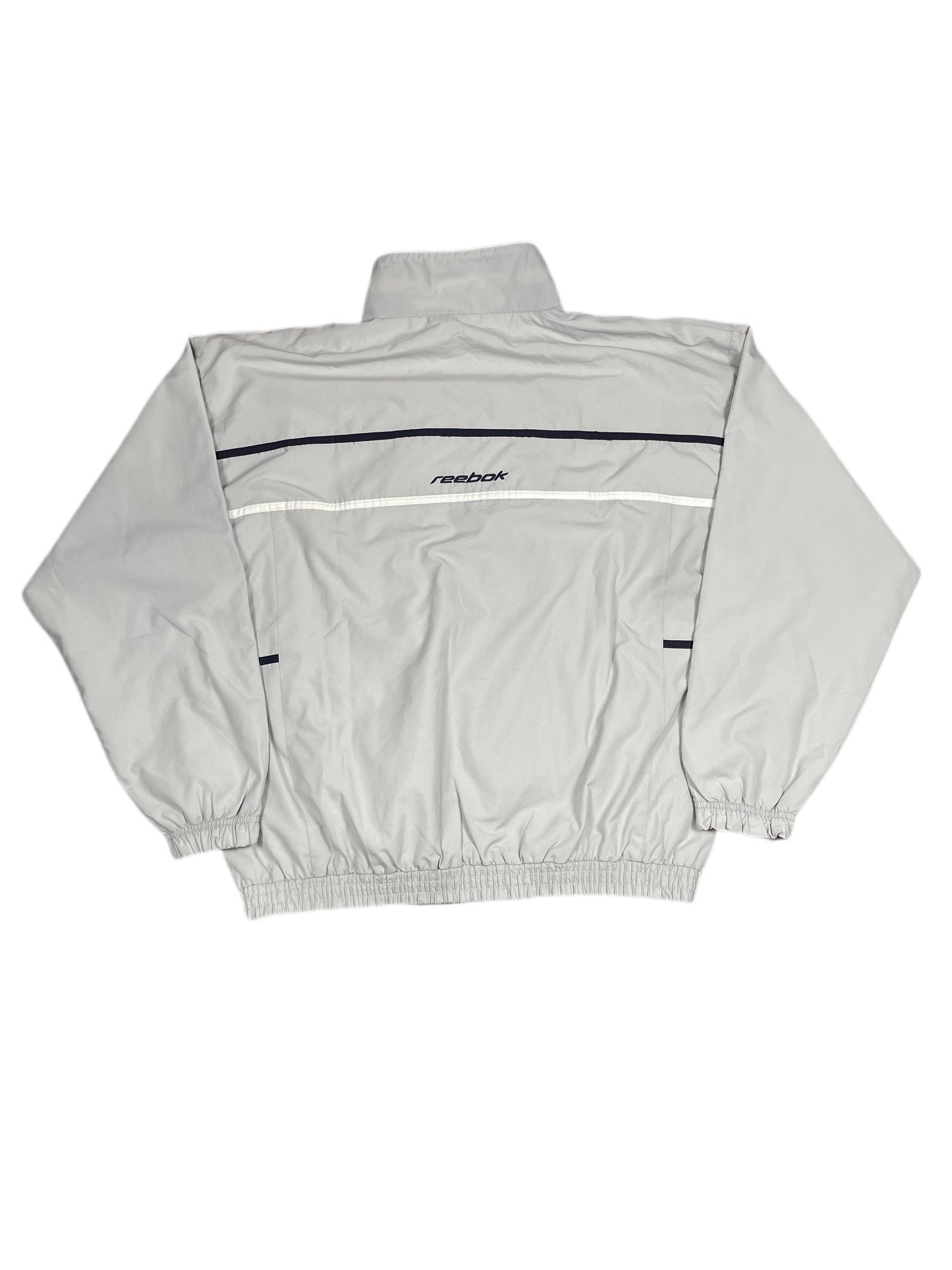 Y2k 2000s Reebok Sport Jacket Gray L