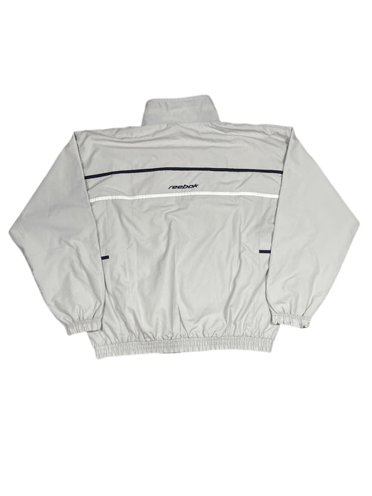 Y2k 2000s Reebok Sport Jacket Gray L