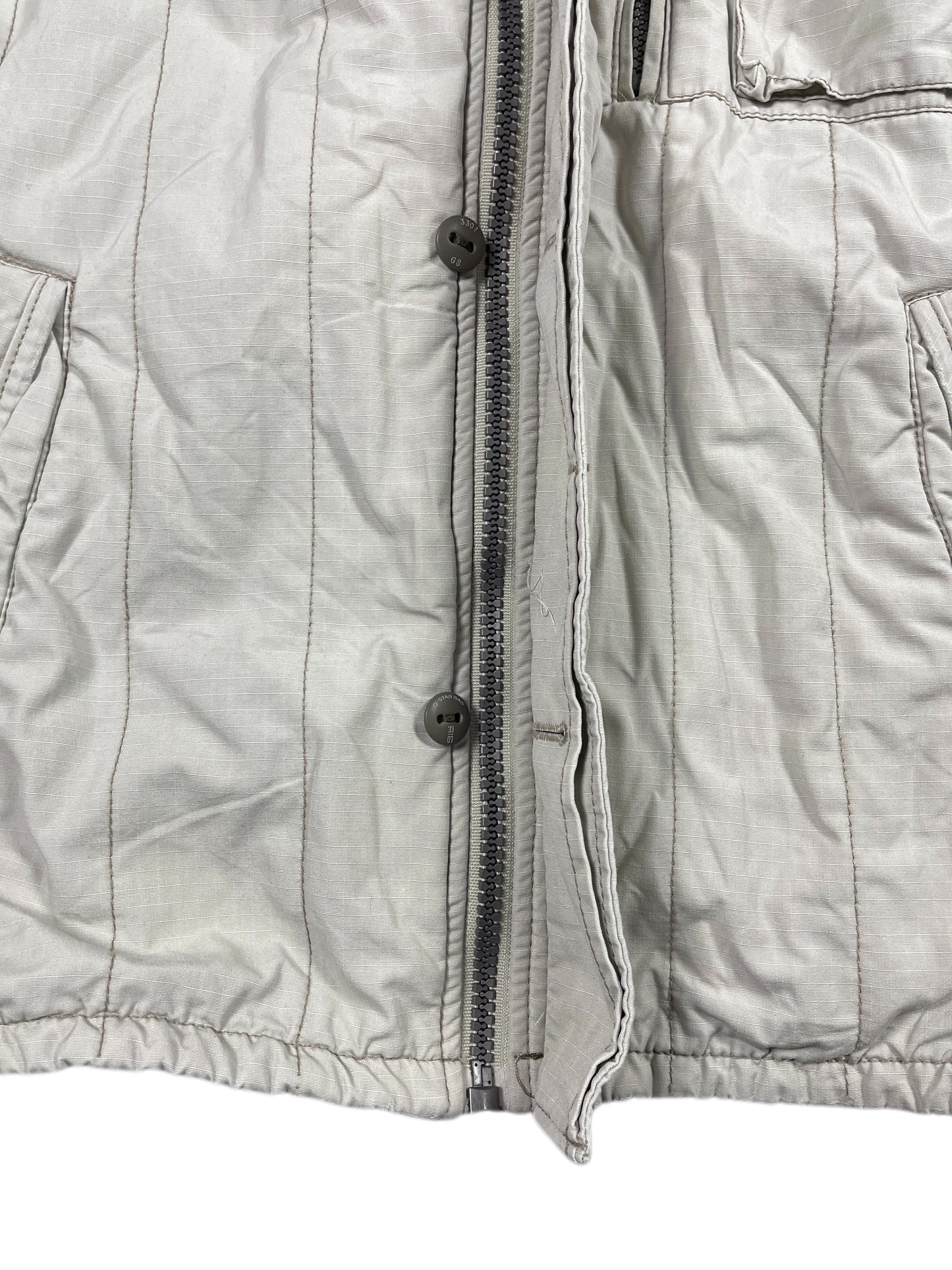 Y2k G-Star Jacket Cream - XL