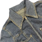 Y2k Short Sleeve Denim Dress Blue S