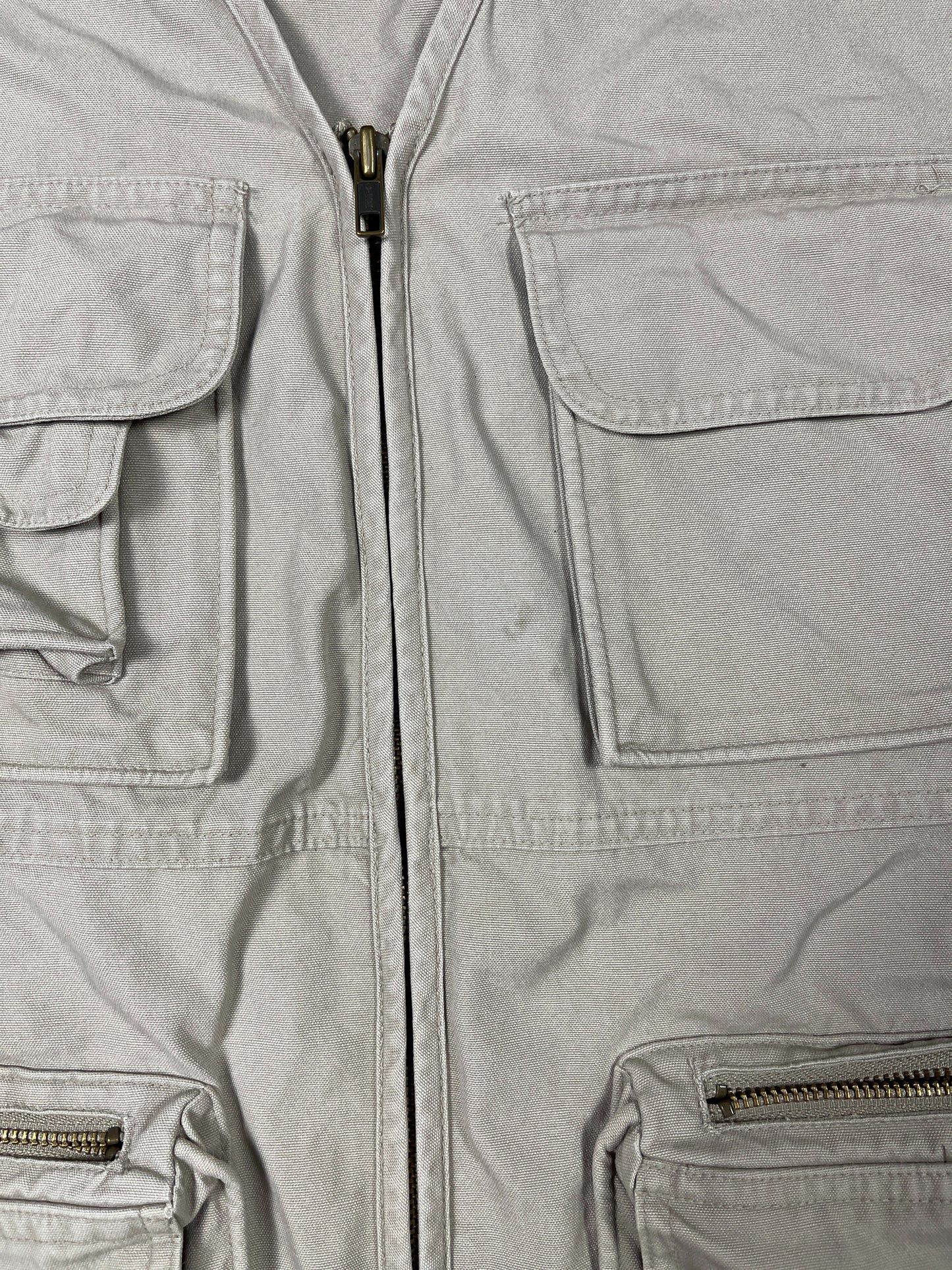 Vintage Cargo Vest Creme - M/L