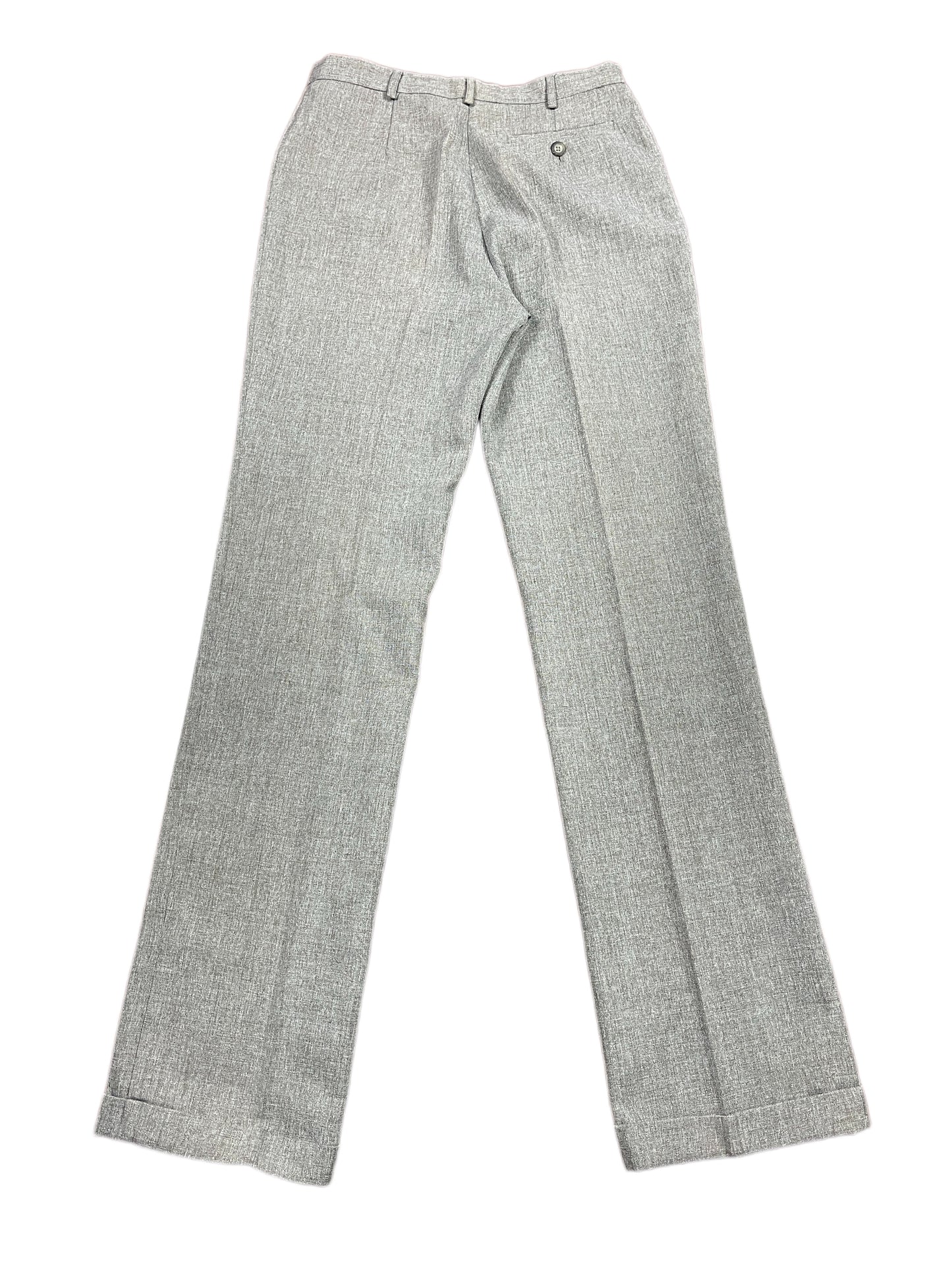 Vintage Easy Wear Bootcut Cloth Pants Gray - L