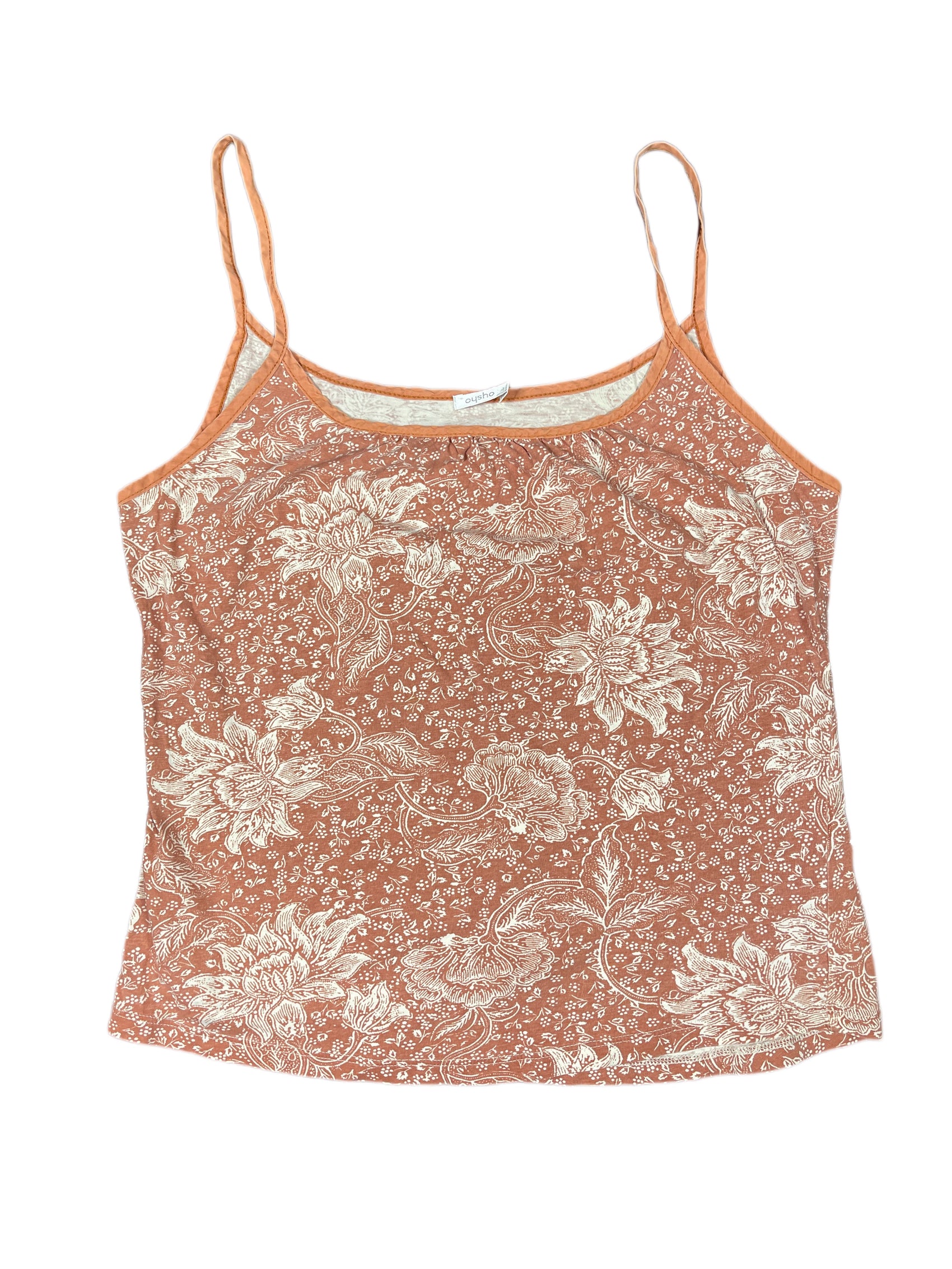 Oysho Sleeveless Top Bronze White - L/XL