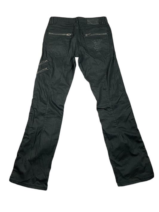 Y2k Celio Denim Pants with Zipper Details Black - S/M