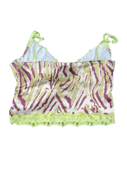 Y2k Sleeveless Top Green - S