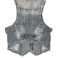 Y2k Mas Fashion Denim Sleeveless Top Blue - XL