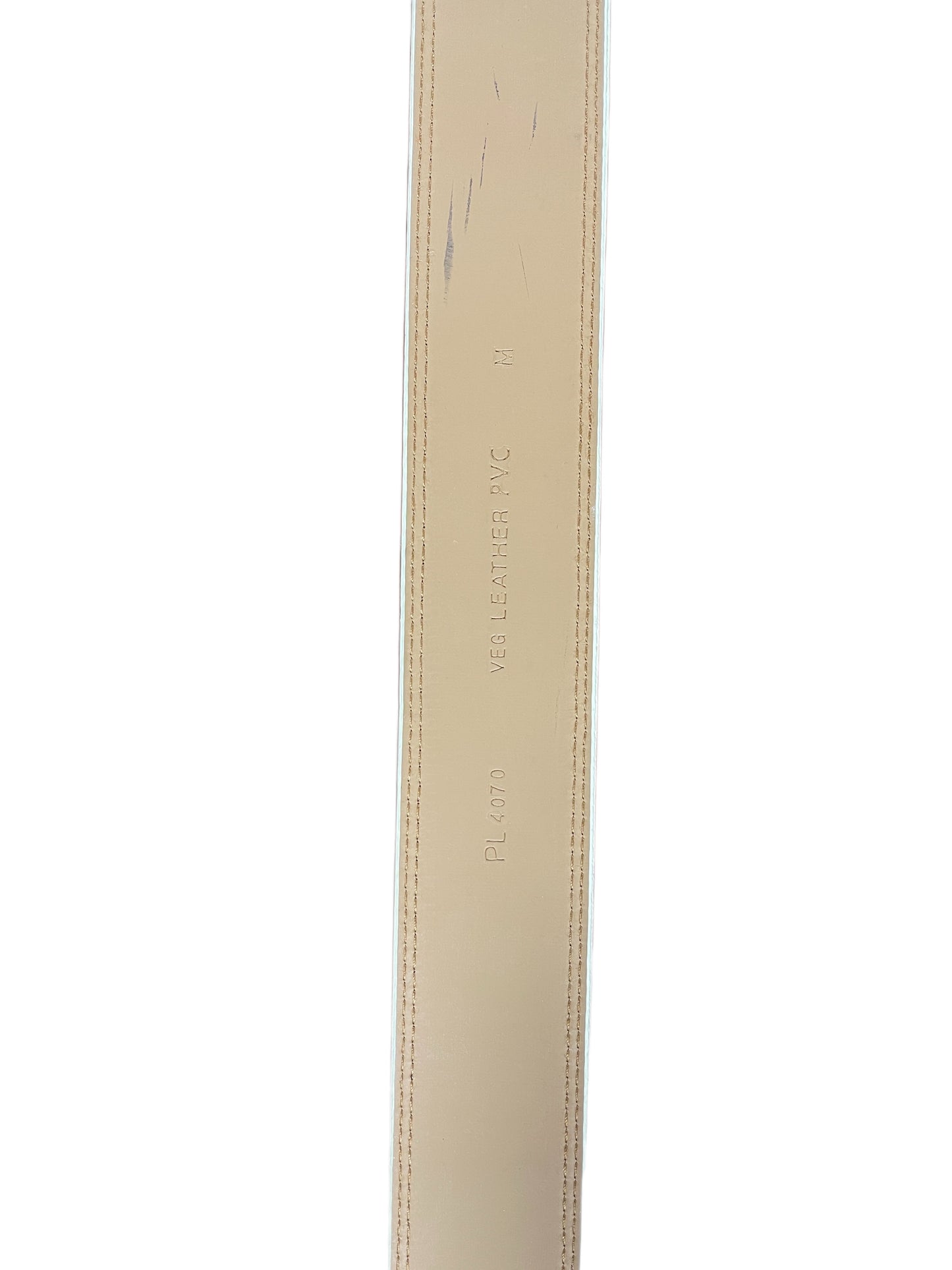 Y2k Playboy Plug Belt Creme Rose 2004